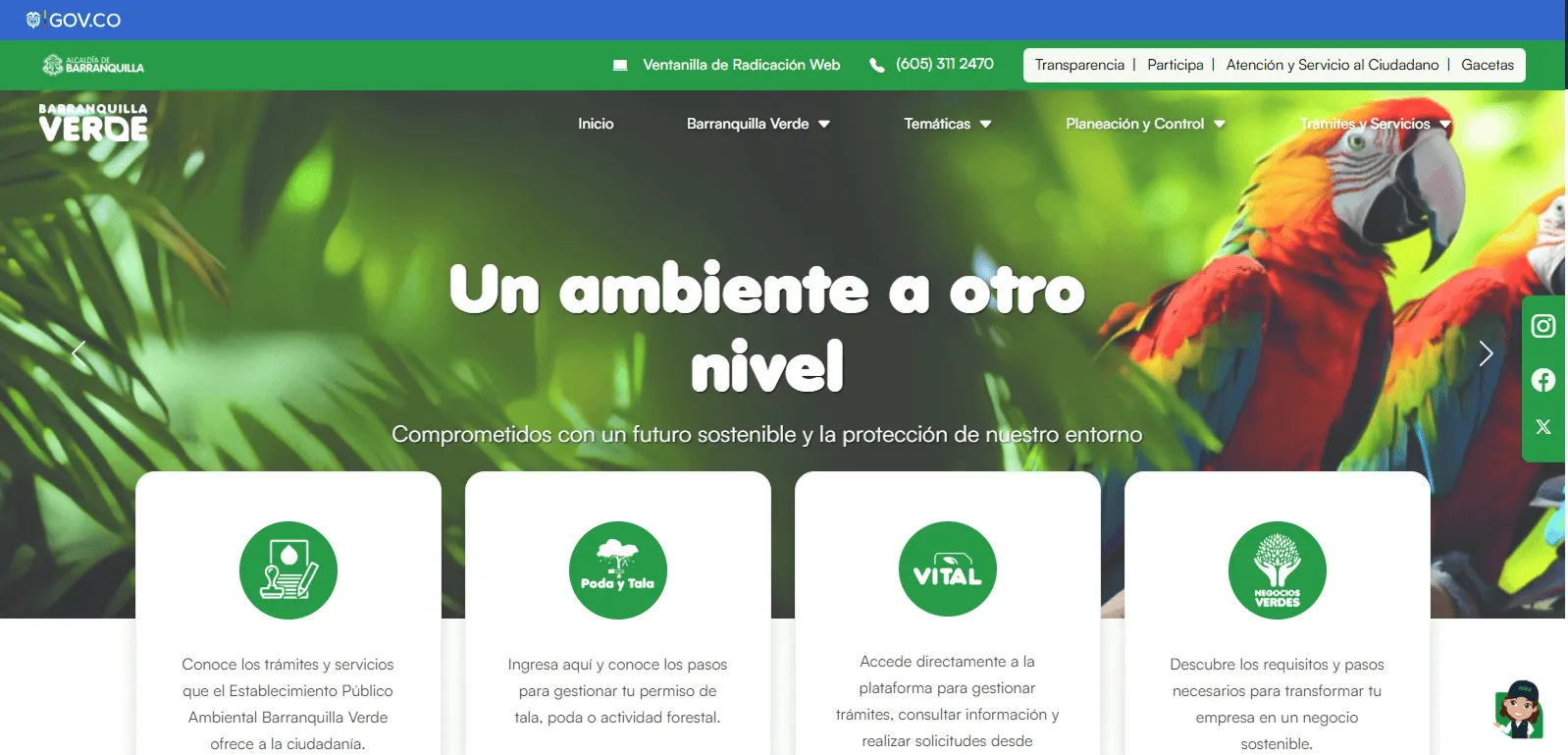 Portal Web Barranquilla Verde